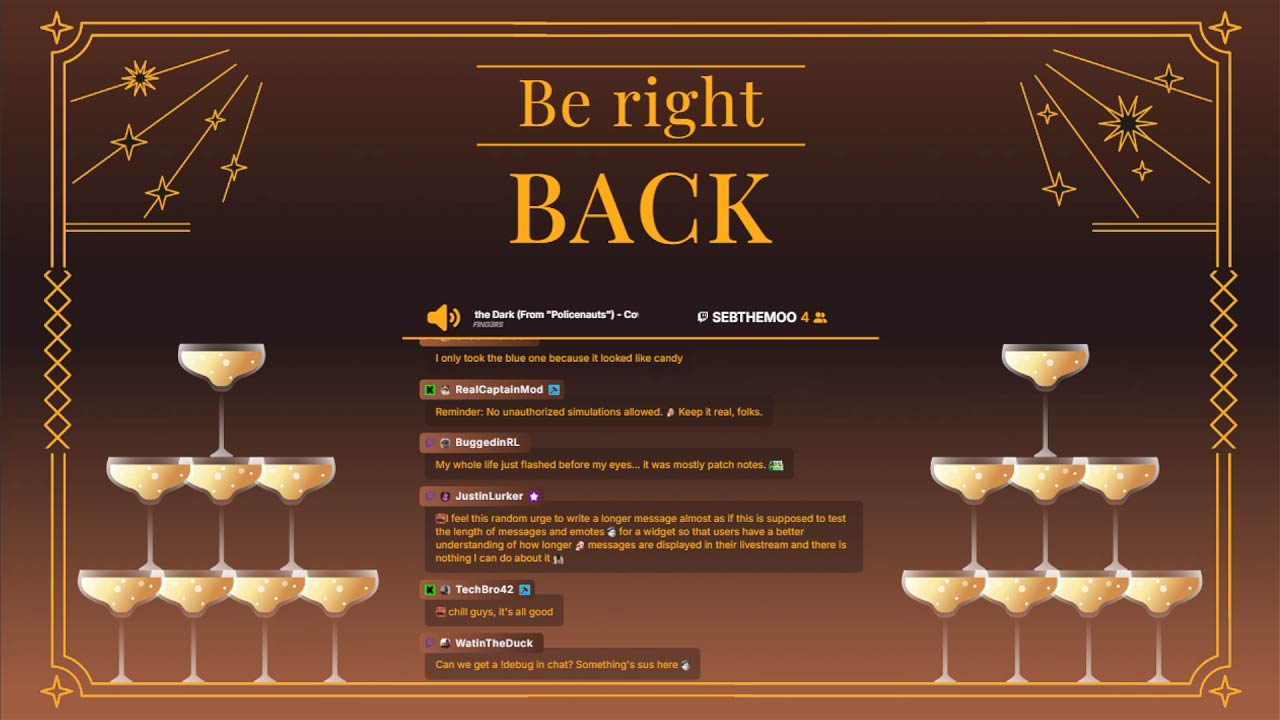 Pause Scene for New Year - Celebration