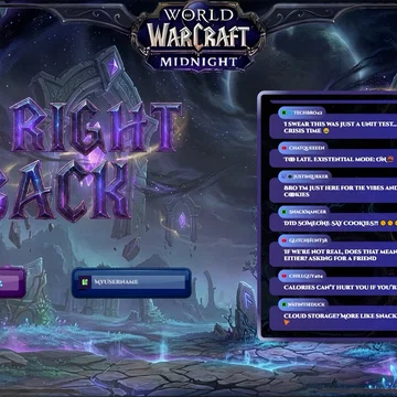 Pause Scene for World of Warcraft Midnight - Nightspire