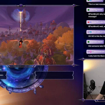 Talking Scene for WoW Midnight - Netherglow