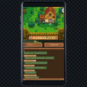 Vertical Gameplay Scene for Cozy Streams - Woodlume