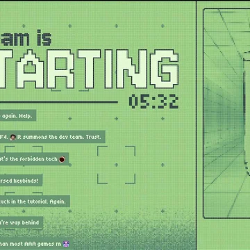 Starting Screen for Retro Games - DotMatrix