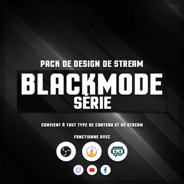 Blackmode Stream Overlay Pack