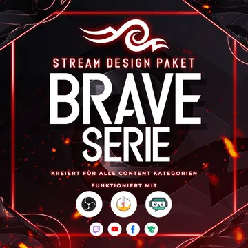 Brave Stream Overlay Pack