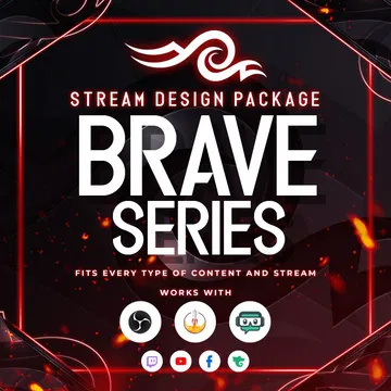 Brave Stream Overlay Pack