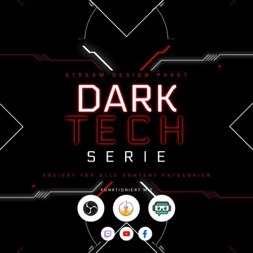 DARKTECH Stream Overlay Pack