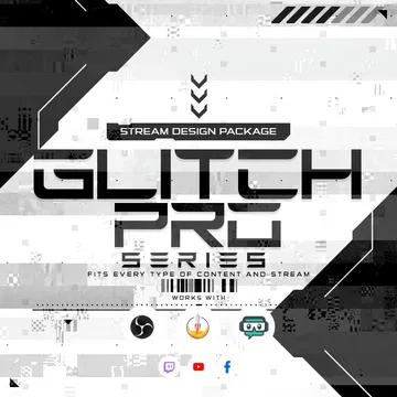 GlitchPro Stream Overlay Pack