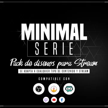 Minimal White Stream Overlay Pack