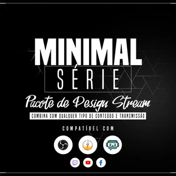 Minimal White Stream Overlay Pack