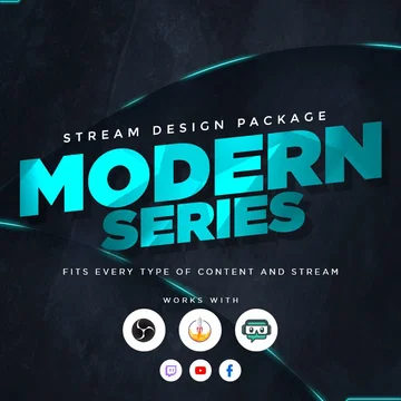 Modern Stream Overlay Pack