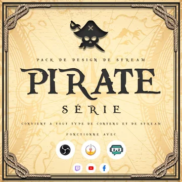 Pirate Stream Overlay Pack