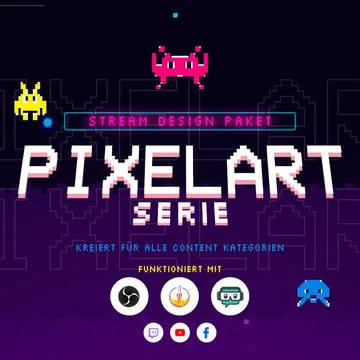 Pixelart Stream Overlay Pack