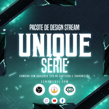 Unique Turquoise Stream Overlay Pack