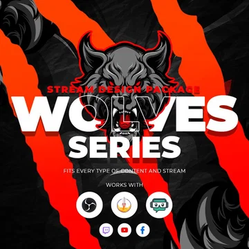 Wolves Stream Overlay Pack