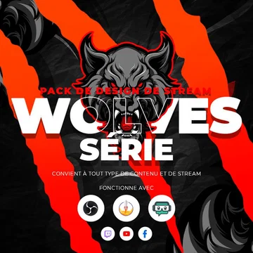 Wolves Stream Overlay Pack