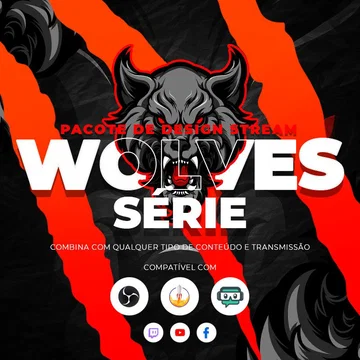 Wolves Stream Overlay Pack