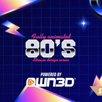 80s Stream Overlay Pack