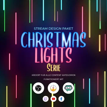 Christmas Lights Stream Overlay Pack