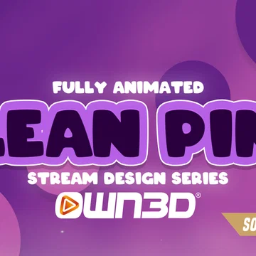 Clean Pink Stream Overlay Pack