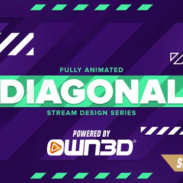 Diagonal Stream Overlay Pack