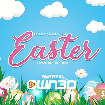Easter Stream Overlay Pack