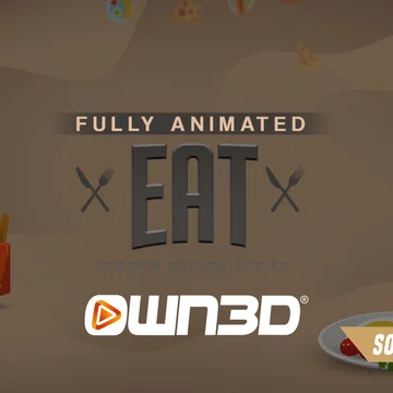 Eat Stream Overlay Pack