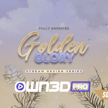 Golden Glory Stream Overlay Pack