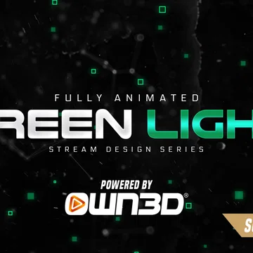 Green Light Stream Overlay Pack
