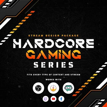 Hardcore-Gaming Stream Overlay Pack