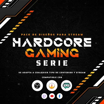 Hardcore-Gaming Stream Overlay Pack