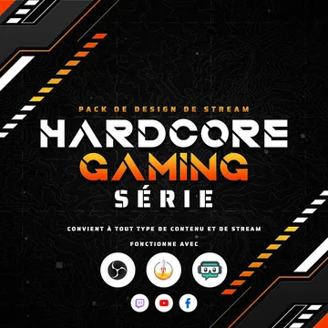 Hardcore-Gaming Stream Overlay Pack