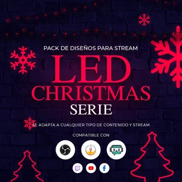 Led Christmas Stream Overlay Pack