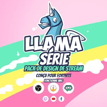 Llama Stream Overlay Pack