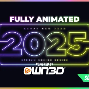 NewYear2025 Stream Overlay Pack