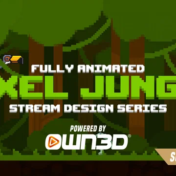 Pixel Jungle Stream Overlay Pack
