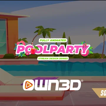 Pool-Party Stream Overlay Pack