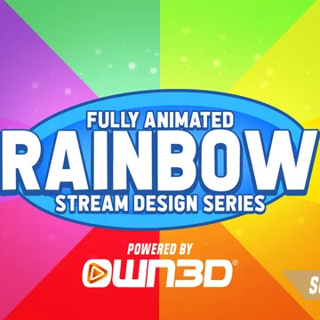 Rainbow Stream Overlay Pack