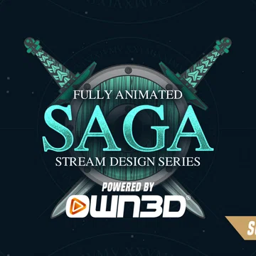 Saga Stream Overlay Pack