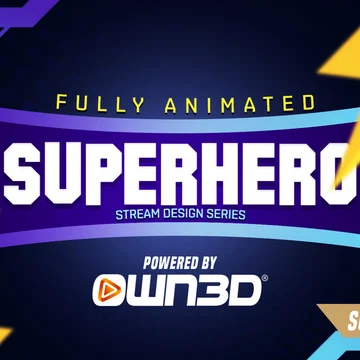 Superhero Stream Overlay Pack