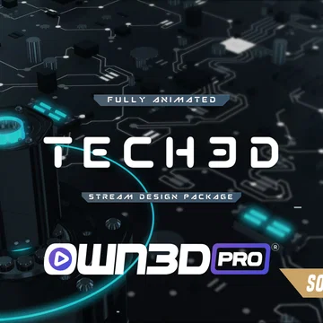 Tech3d Stream Overlay Pack