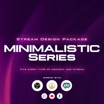 Minimalisticircle Stream Overlay Pack
