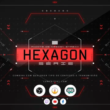 Hexagon Stream Overlay Pack