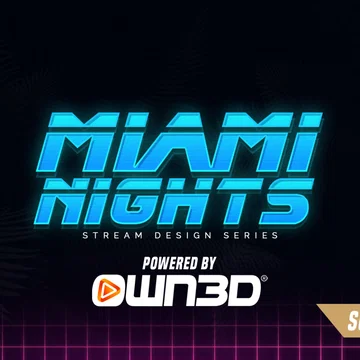 Miaminights Stream Overlay Pack