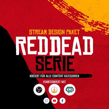 RedDead Stream Overlay Pack