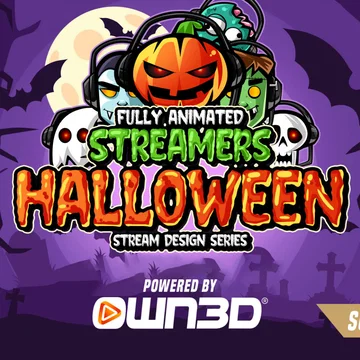 Streamer-Halloween Stream Overlay Pack