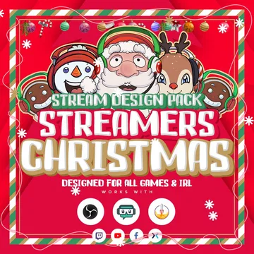 Streamers-Christmas Stream Overlay Pack