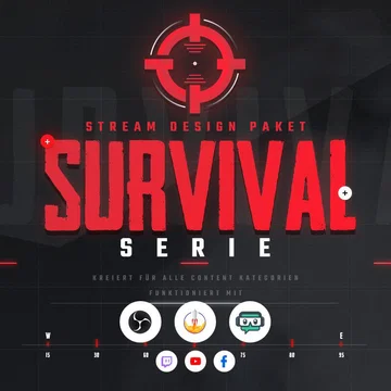 Survival Stream Overlay Pack