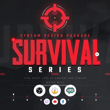 Survival Stream Overlay Pack