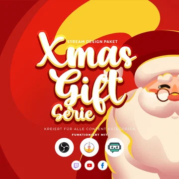 Xmas Gift Stream Overlay Pack