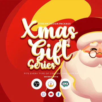 Xmas Gift Stream Overlay Pack
