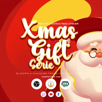 Xmas Gift Stream Overlay Pack